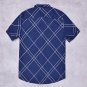 New Business Plaid Shirts Summer Short-sleeve Men Shirts Single Breasted Turn-down Collar Shirts Men
