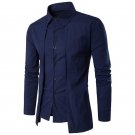 New Autumn 100% Cotton Dress Shirts Casual High Quality Long Sleeve Mens Shirt Men Slim Fit Plain Sh