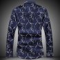TANGNEST 2017 Spring Long-sleeved Men Shirt Casual Big Size Chemise Homme Fashion Printing Single Br