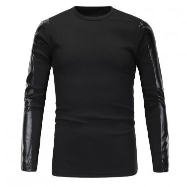 2017 New Compression T Shirt Men Long Sleeve Stretch Fitness T-shirt Crewneck Men Bodybuilding Cross