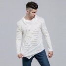 Hip-hop Brand High Quality 2017 Autumn Winter Men Muscle Long Sleeve Soild Cotton T Shirt Casual Top