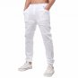 Mens Sweatpants Biker Jogger Elastic Waist Pleated Long Trousers 2018 Fashion Autumn Winter Solid Ca