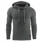 2017 Casual Hoodies Brand Men Solid Color Hooded Sweatshirt Male Hoody Hip Hop Autumn Winter Hoodie