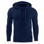 2017 Casual Hoodies Brand Men Solid Color Hooded Sweatshirt Male Hoody Hip Hop Autumn Winter Hoodie