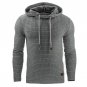 2017 Casual Hoodies Brand Men Solid Color Hooded Sweatshirt Male Hoody Hip Hop Autumn Winter Hoodie