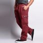 Winter Velvet Sweatpants Men Thick Track Pants Casual Baggy Fleece Lined Tracksuit Trousers Jogger C