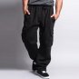 Winter Velvet Sweatpants Men Thick Track Pants Casual Baggy Fleece Lined Tracksuit Trousers Jogger C