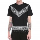 New Stylish Mens Printed T-shirt 2017 Summer Round Neck Short Sleeve Hip Hop Tee Tops Male Casual Pa