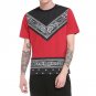 New Stylish Mens Printed T-shirt 2017 Summer Round Neck Short Sleeve Hip Hop Tee Tops Male Casual Pa