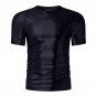 2017 Summer Mens Fashion Tee Shirt Short Sleeve V Neck Solid Color T-Shirt Gilt Cloth Fitness Casual