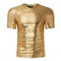 2017 Summer Mens Fashion Tee Shirt Short Sleeve V Neck Solid Color T-Shirt Gilt Cloth Fitness Casual