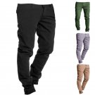 2017 Fashion Mens Leisure Causal Harem Pants Solid Plain Slim Hip Hop Cargo Trousers For Men Clothin
