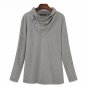 2017 New Mens Casual T-Shirts Tops Tee Shirt Homme Pile Collar Long Sleeve Slim Fit Men\'s T Shirt F