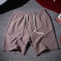 2017 Summer Linen Shorts Plus Size 5XL Men Brand Clothing Plain Casual Beach Short Pants Male Elasti