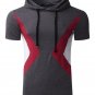 Mens Short Sleeve Sweatshirt Hoodies T-shirt 2017 Casual Slim Hooded T-Shirts For Mens Clothing Men