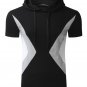 Mens Short Sleeve Sweatshirt Hoodies T-shirt 2017 Casual Slim Hooded T-Shirts For Mens Clothing Men