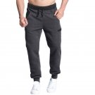 Winter Autumn Warm Velvet Sweatpants Mens Track Pants Casual Baggy Lined Tracksuit Trousers Jogger H