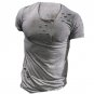 Solid Color Plain Top 2017 Summer Men\'s Short Sleeve Zip Round Neck Hip Hop T Shirts Men Ripped Hol