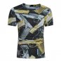 2017 Fashion Gun 3D Printed Tops Tee Brand New Summer Men\'s O-neck Short Sleeve Slim Fit T-shirts H