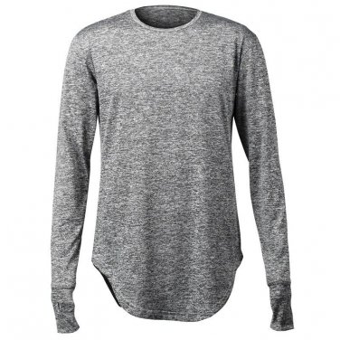 Classic Men Tshirt Long Sleeve Round Neck T-shirt Autumn Spring Basic Tees Tops Solid Bottoming Shir