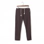 Loose Linen Pants Men Comfortable Male Trousers Jogger Pants Mens Casual Straight Drawstring Pants H