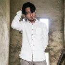 Envmenst 2017 New Fashion Male Linen Pure Cotton Shirt Causal Long Sleeve Shirt Men Turn Down Collar