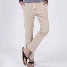 2017 Summer Mens Linen Pants Male Trousers Track Pants Casual Straight Pants 4XL 5XL Sweatpants Plus