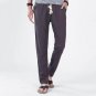 2017 Summer Mens Linen Pants Male Trousers Track Pants Casual Straight Pants 4XL 5XL Sweatpants Plus