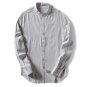 Envmenst 2017 New Style Shirt Men Half Sleeve Leisure Thin Cotton Linen Shirt Male Fashion Solid Col