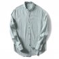 Envmenst 2017 New Style Shirt Men Half Sleeve Leisure Thin Cotton Linen Shirt Male Fashion Solid Col