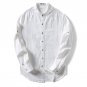 Envmenst 2017 New Style Shirt Men Half Sleeve Leisure Thin Cotton Linen Shirt Male Fashion Solid Col