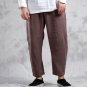 autumn and winter loose casual pants men harem pants high quality linen trousers