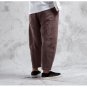 autumn and winter loose casual pants men harem pants high quality linen trousers