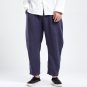 autumn and winter loose casual pants men harem pants high quality linen trousers