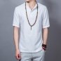2018 New Brand Casual men\'s shirt men collar cotton linen men tops tee short sleeve shirts funny cl