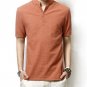 2018 New Brand Casual men\'s shirt men collar cotton linen men tops tee short sleeve shirts funny cl
