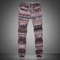 Linen Pants Men 2017 New Fashion Men Floral Print Joggers Male Casual Summer Pants Mens Sweatpants