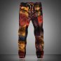 Linen Pants Men 2017 New Fashion Men Floral Print Joggers Male Casual Summer Pants Mens Sweatpants