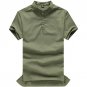 2017 summer new men\'s linen shirt Slim fit men\'s fashion casual short-sleeved shirt Korean version