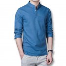 2017 Men Shirts ZhuZunZhe Men\'s Casual Fashion Slim Fit Large Size 5XL Long Sleeved Male Linen Shir
