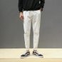 Free shipping 2017 Autumn cotton Linen Pants Men Elastic Waist Casual Pants Breathable Linen Bottoms