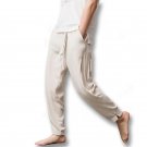 2017 New Men Cotton Linen Pants Trousers Men\'s Casual Fashion Slim Fit Large Size Outwear Pencil Pa