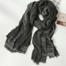 Unisex Style Winter Scarf Cotton And Linen Solider Color long women\'s scarves shawl fashion men sca