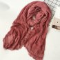 Unisex Style Winter Scarf Cotton And Linen Solider Color long women\'s scarves shawl fashion men sca