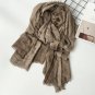 Unisex Style Winter Scarf Cotton And Linen Solider Color long women\'s scarves shawl fashion men sca