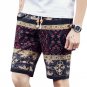 Summer Men Board Pants Printed Five Pants Casual Thin breathable Beach Trousers JL