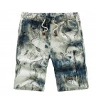 brand Hawaiian style men and women casual beach shorts 2017 summer new loose waist thin flowers shor