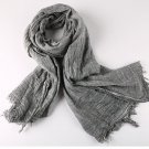 2017 retro old grey washed Scarves men winter new brand Fashion Design Scarf gift for Men Lady cozy 