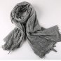 2017 retro old grey washed Scarves men winter new brand Fashion Design Scarf gift for Men Lady cozy 