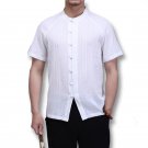 Cotton Linen Shirts Men\'s Casual Fashion Slim Fit Short Sleeved Summer Male Shirts Camisa Masculina